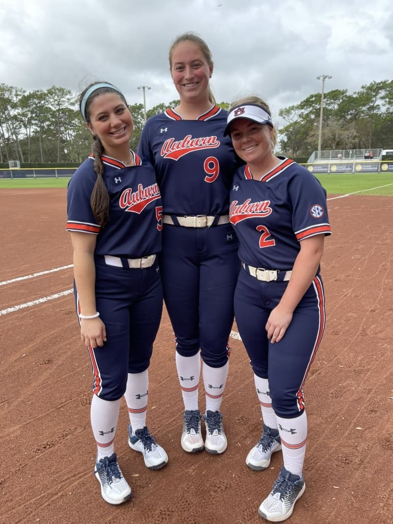 auburn softball 2023 new uniforms under armour navy white grey tigers script wordmark logo 