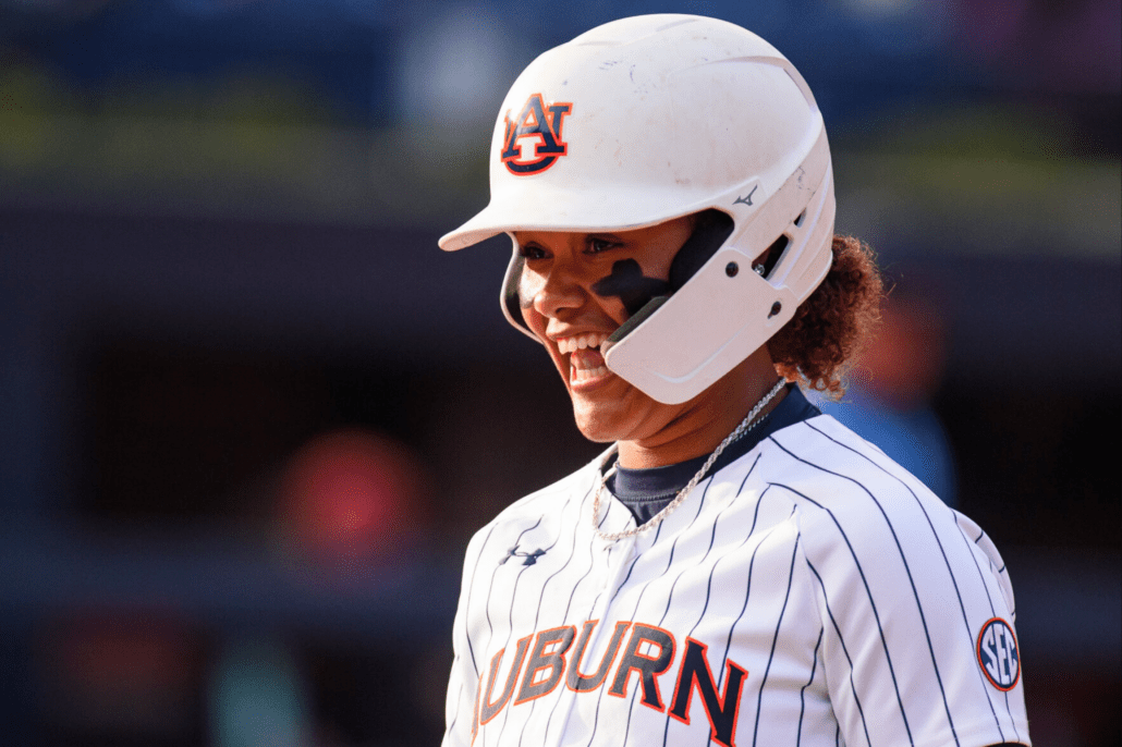 auburn softball 2023 new uniforms under armour navy white grey tigers script wordmark logo mizuno batting helmet