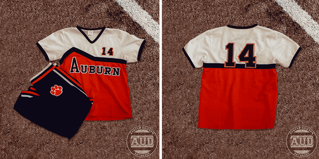 Auburn Softball uniform circa 1980s
