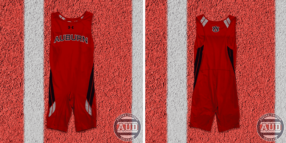 circa 2010 Auburn track and field orange singlette
